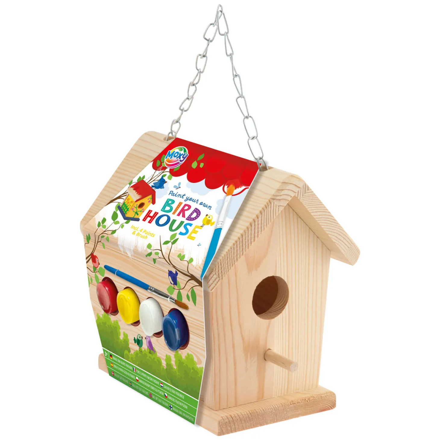 Schilder je Eigen Vogelhuisje Verfset