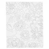 Schildercanvas met Print Bloemen - 24x30cm
