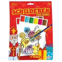 Schilderen met Water Sinterklaas