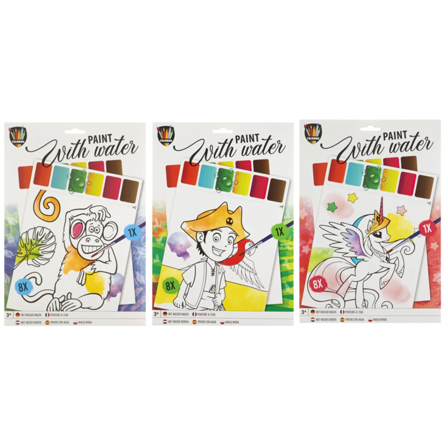 Schilderen met Water Thema, 9dlg.