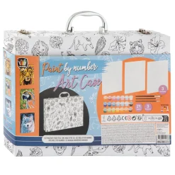 Schilderen op Nummer Dieren Kleurkoffer, 27dlg.