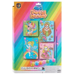 Schilderen op Nummer 4in1 - Fantasiewereld