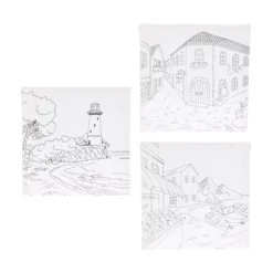 Schilderset met Canvas, 12dlg.