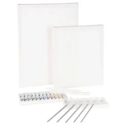 Schildersset met Canvas, Verf en Penselen