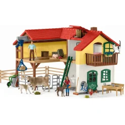 schleich FARM WORLD Boerderij met Stal en Dieren 42407