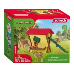 schleich FARM WORLD De Bosdieren Voeren 42658
