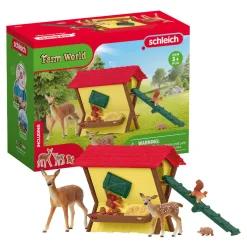 schleich FARM WORLD De Bosdieren Voeren 42658