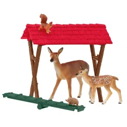 schleich FARM WORLD De Bosdieren Voeren 42658