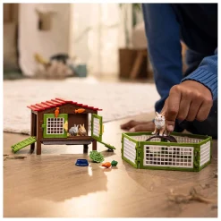 schleich FARM WORLD Konijnenhok 42728