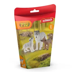 schleich WILD LIFE Wolvin met Wolvenwelpen 42472