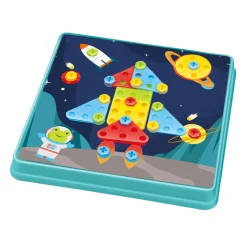 Schroefset 8 Platen Blauw, 123dlg.