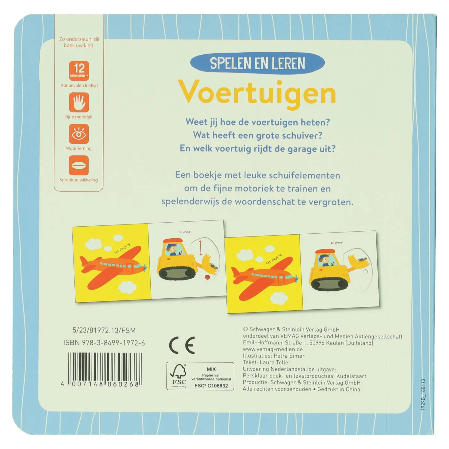 Schuifboekje Spelen en Leren Voertuigen