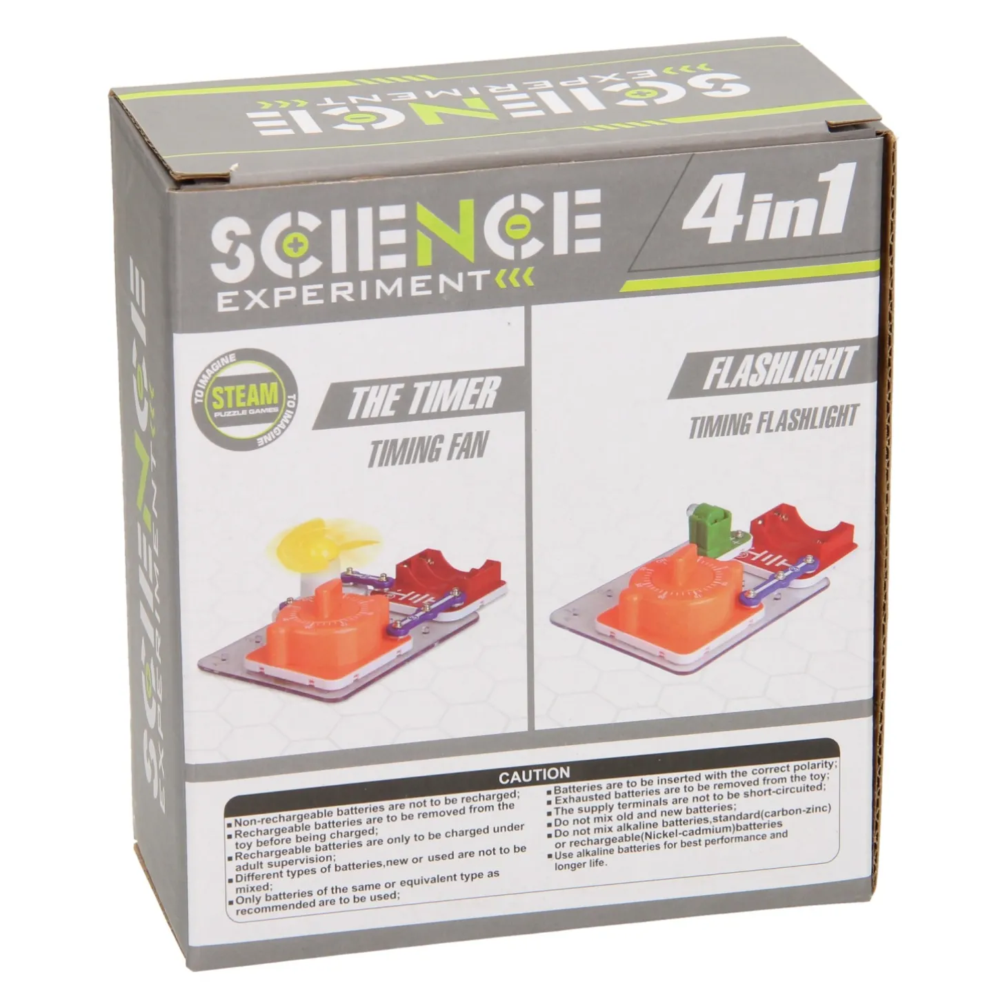 Science Experiment De Timer en Zaklamp 2in1