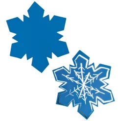 Scratch Art Sneeuwvlok Ornamenten, 36st.