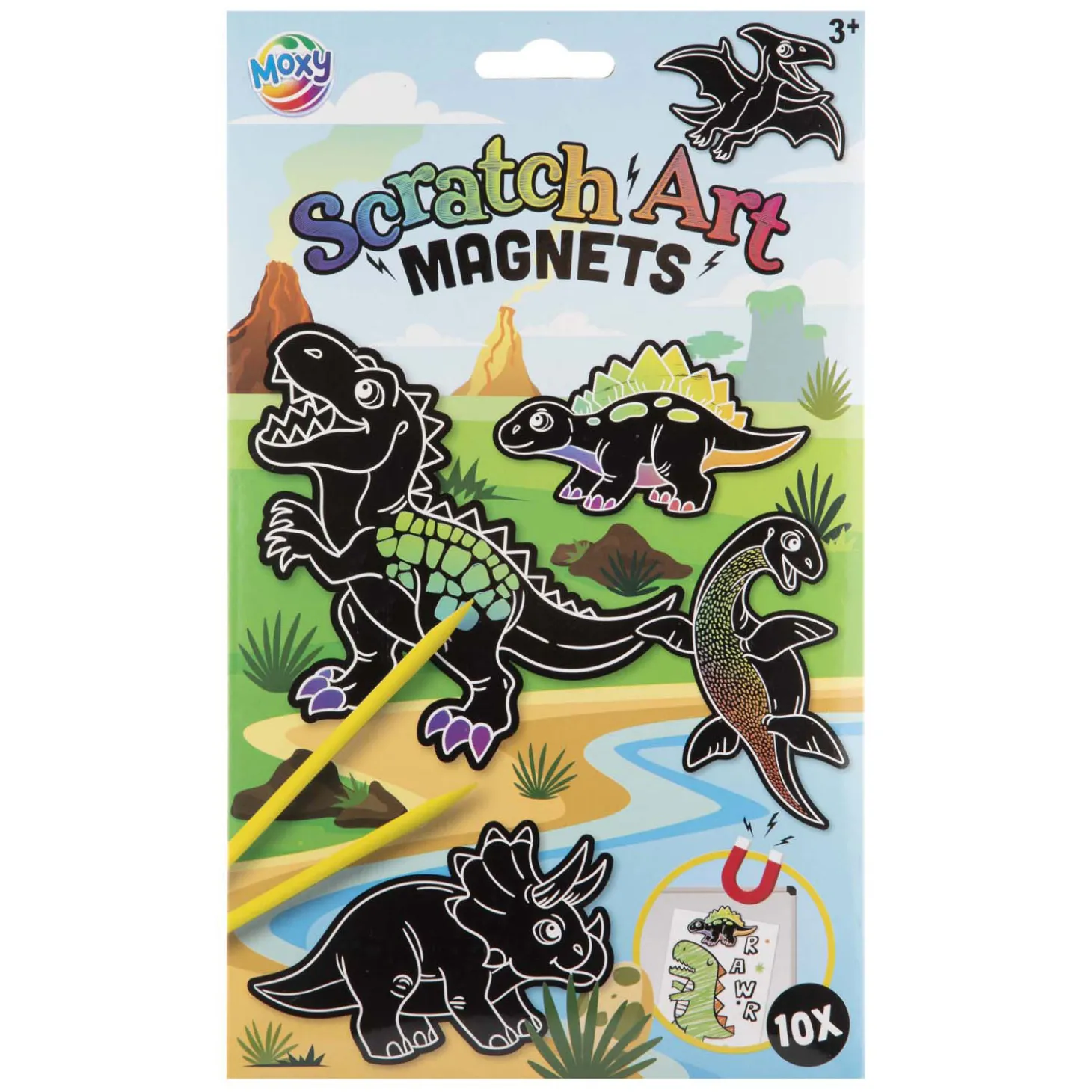 Scratch Magneten Maken Dino