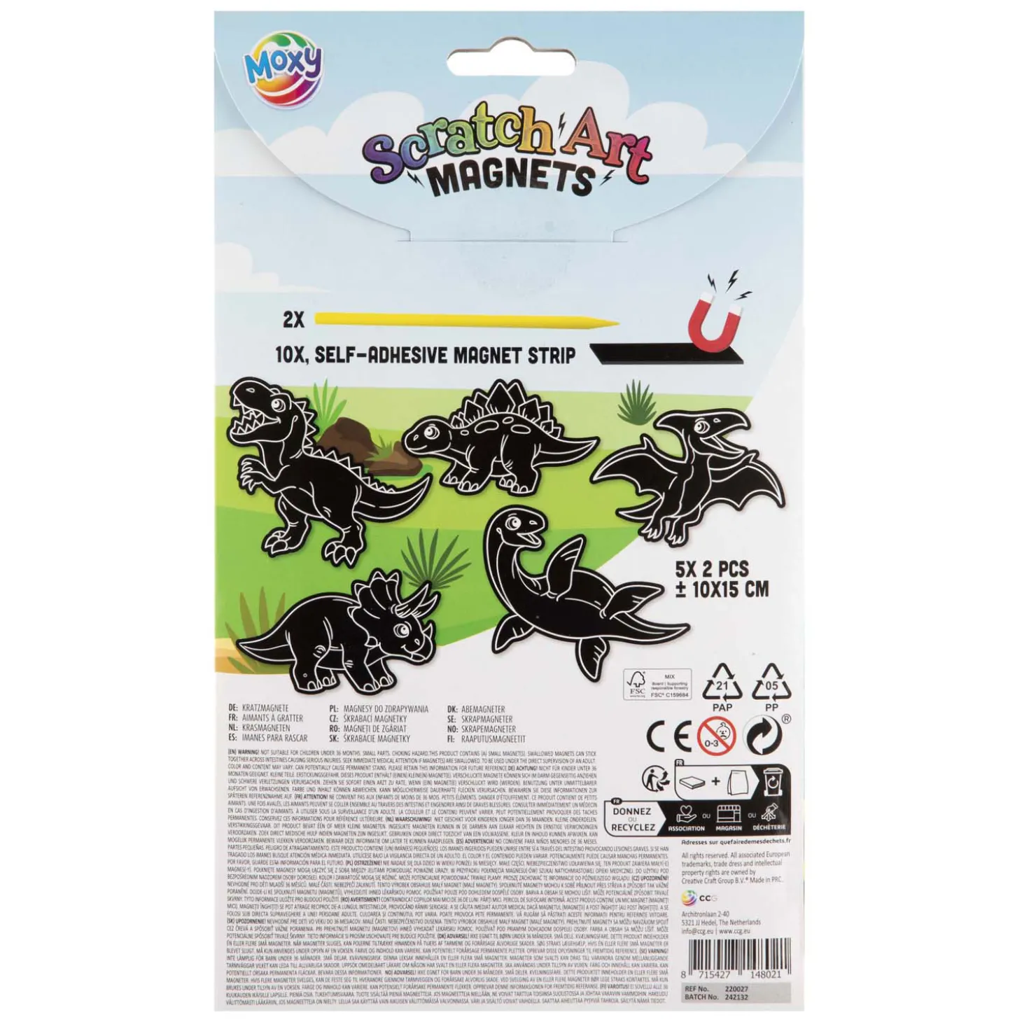 Scratch Magneten Maken Dino