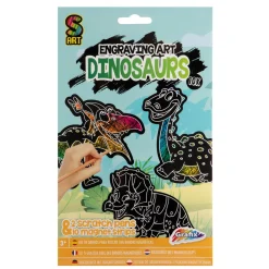 Scratch Set Magneten Dinosaurus, 10st.