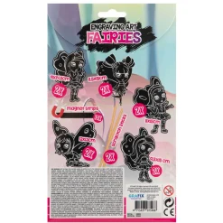 Scratch Set Magneten Feeën, 10st.