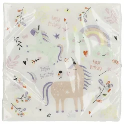 Servetten Unicorns & Rainbows, 20st.