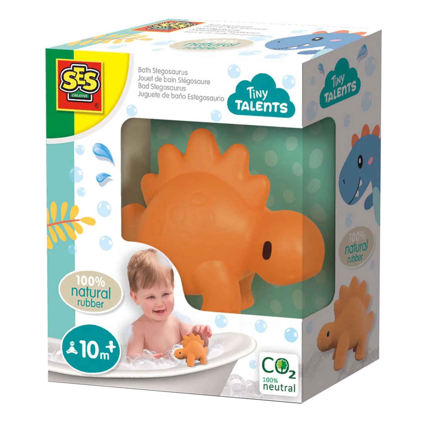 SES Bad Stegosaurus - 100% Natuurlijk Rubber