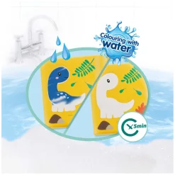 SES Badboek - Kleuren met Water Dino's