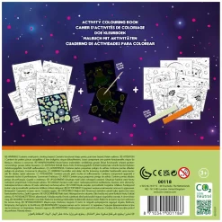 SES Doe Kleurboek Glow in The Dark 3in1