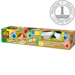 SES ECO Vingerverf, 4 Kleuren
