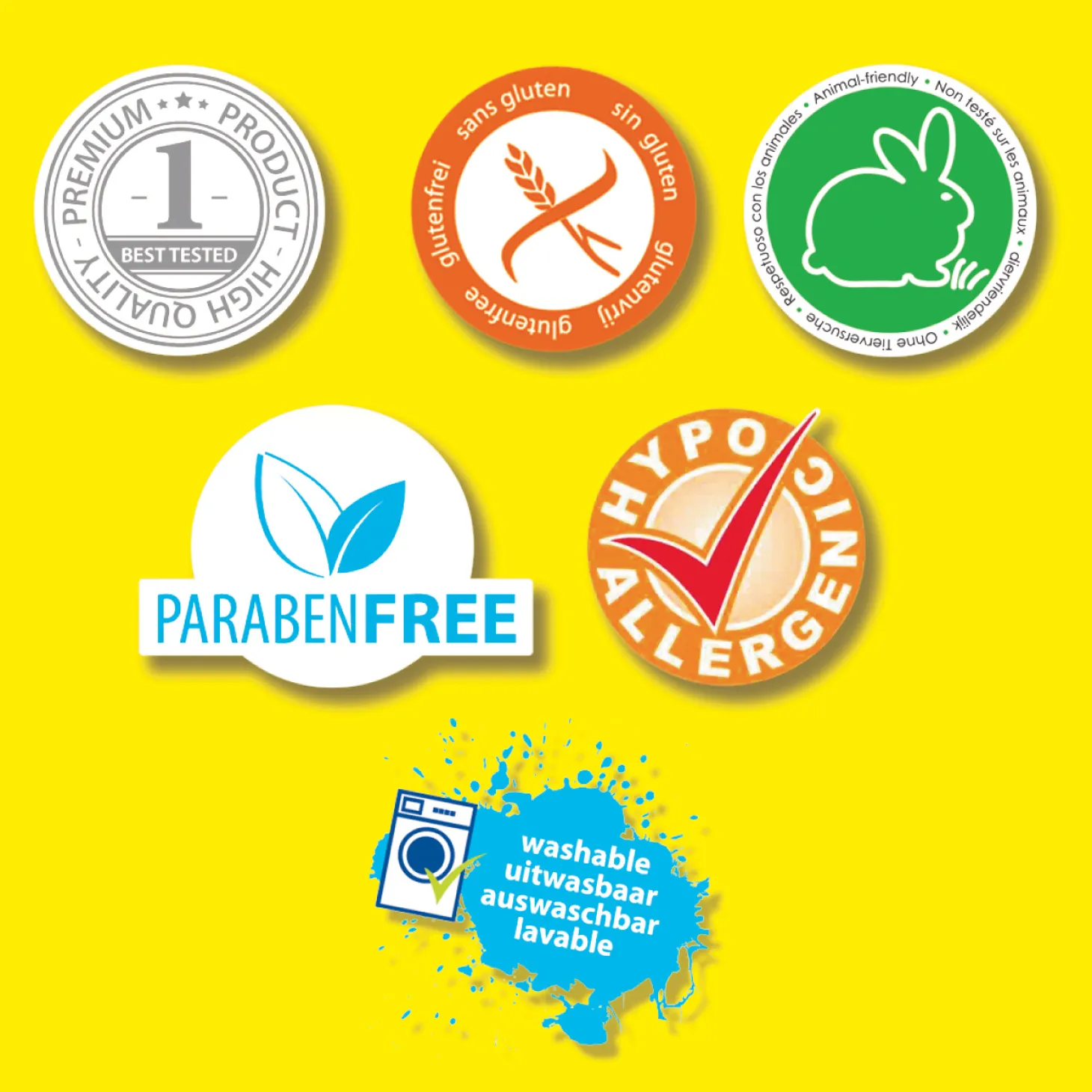 SES ECO Vingerverf, 4 Kleuren