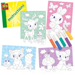 SES Gekleurde Zandkunst - Bosdieren