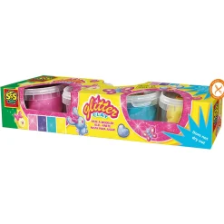 SES Glitterklei - 4 Kleipotjes