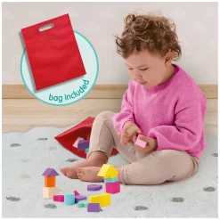 SES Houten Bouwblokken Eenhoorn, 52st.