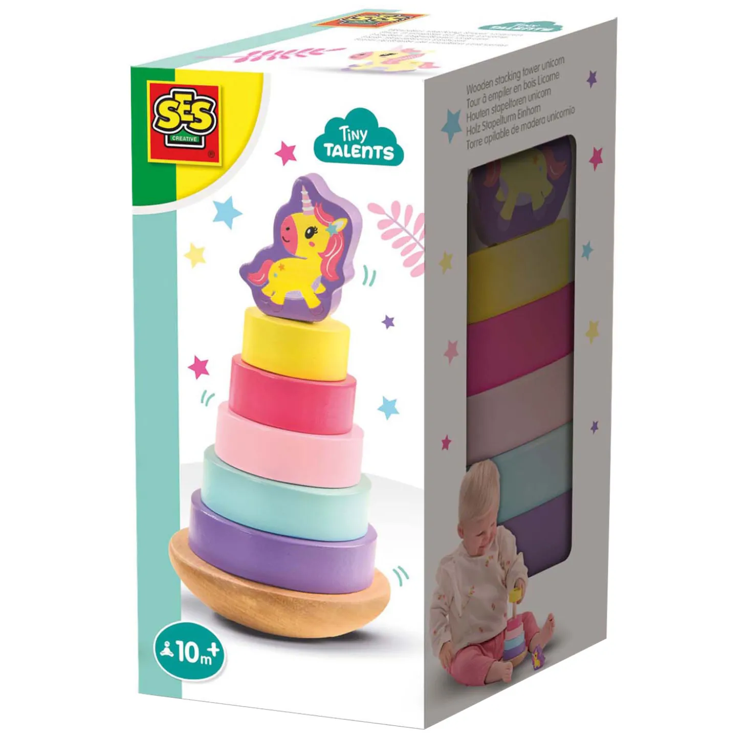 SES Houten Stapeltoren Eenhoorn