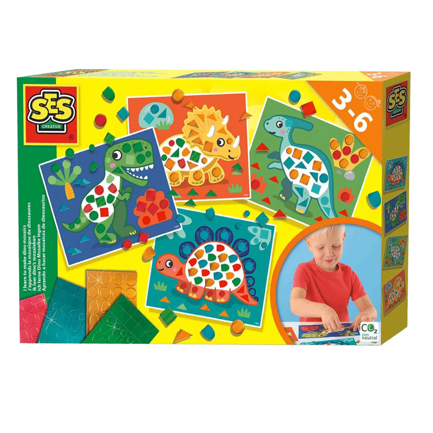 SES Ik Leer Dino's Mozaïeken