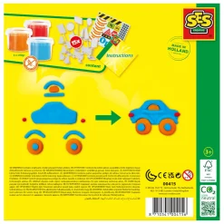 SES Klei Verkeer - 3 Kleipotjes