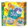 SES Klei Vormen Knippen - 3 Kleipotjes