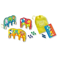 SES Knikkerspel - Houten Poortjes