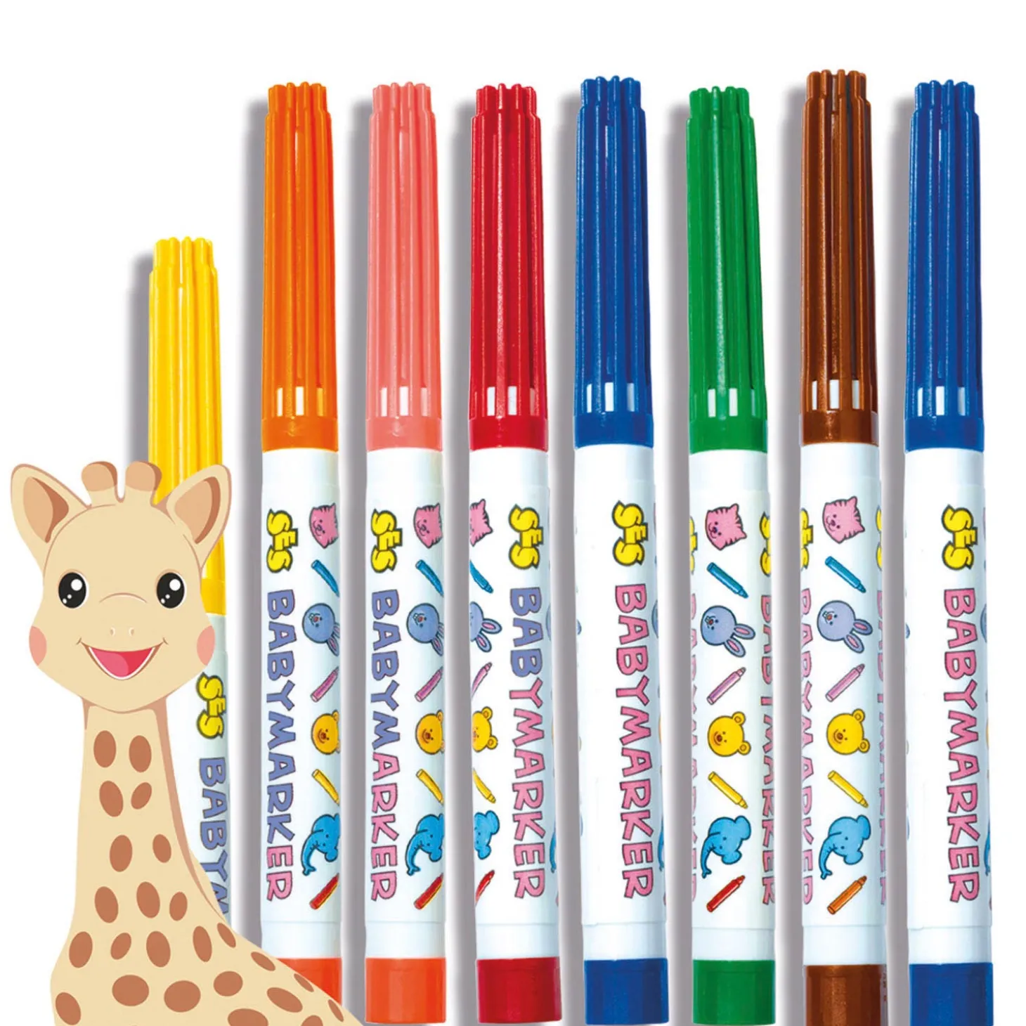 SES My First - Sophie la Girafe Babymarkers