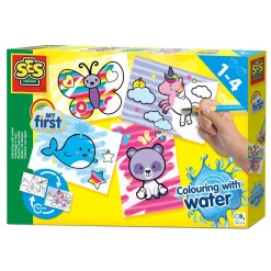 SES My First Kleuren met Water - Fantasie Dieren