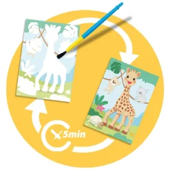 SES My First Sophie La Girafe - Kleuren Met Water