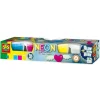 SES Neon en Glow in the Dark Klei - 4 Kleipotjes