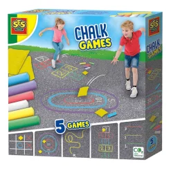 SES Stoepkrijt Spellen 5in1