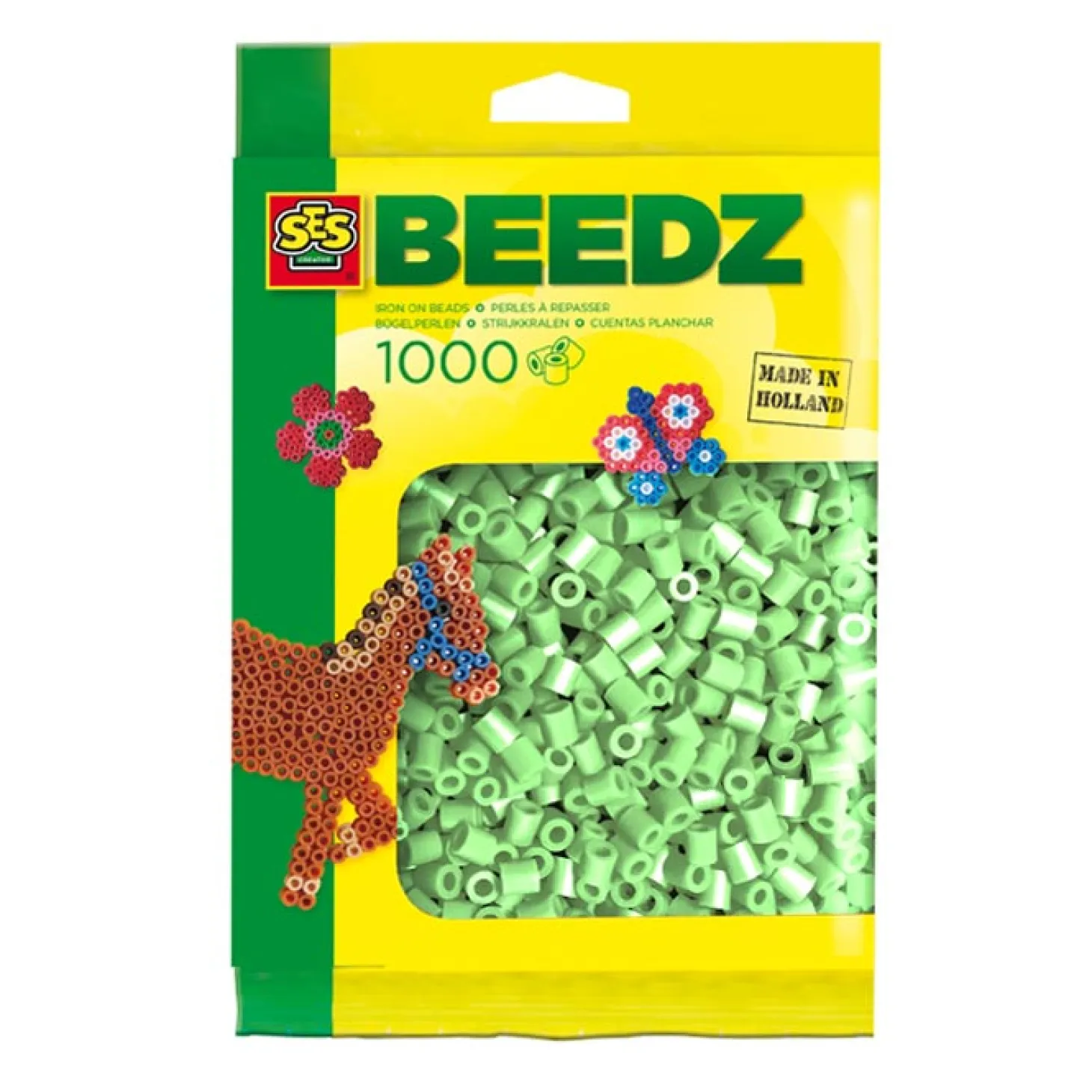 SES Strijkkralen - Mintgroen, 1000st.