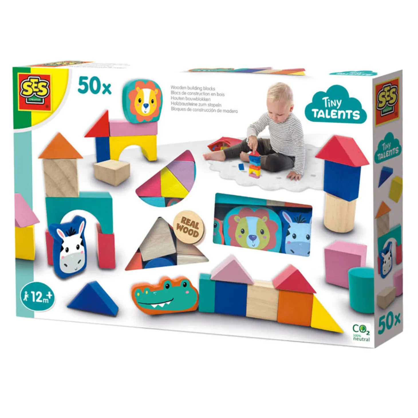 SES Tiny Talents Houten Bouwblokken