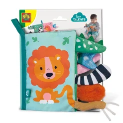 SES Tiny Talents Sensory Soft Dierenstaarten Boek