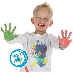 SES Vingerverf Primaire Kleuren, 4x110ml