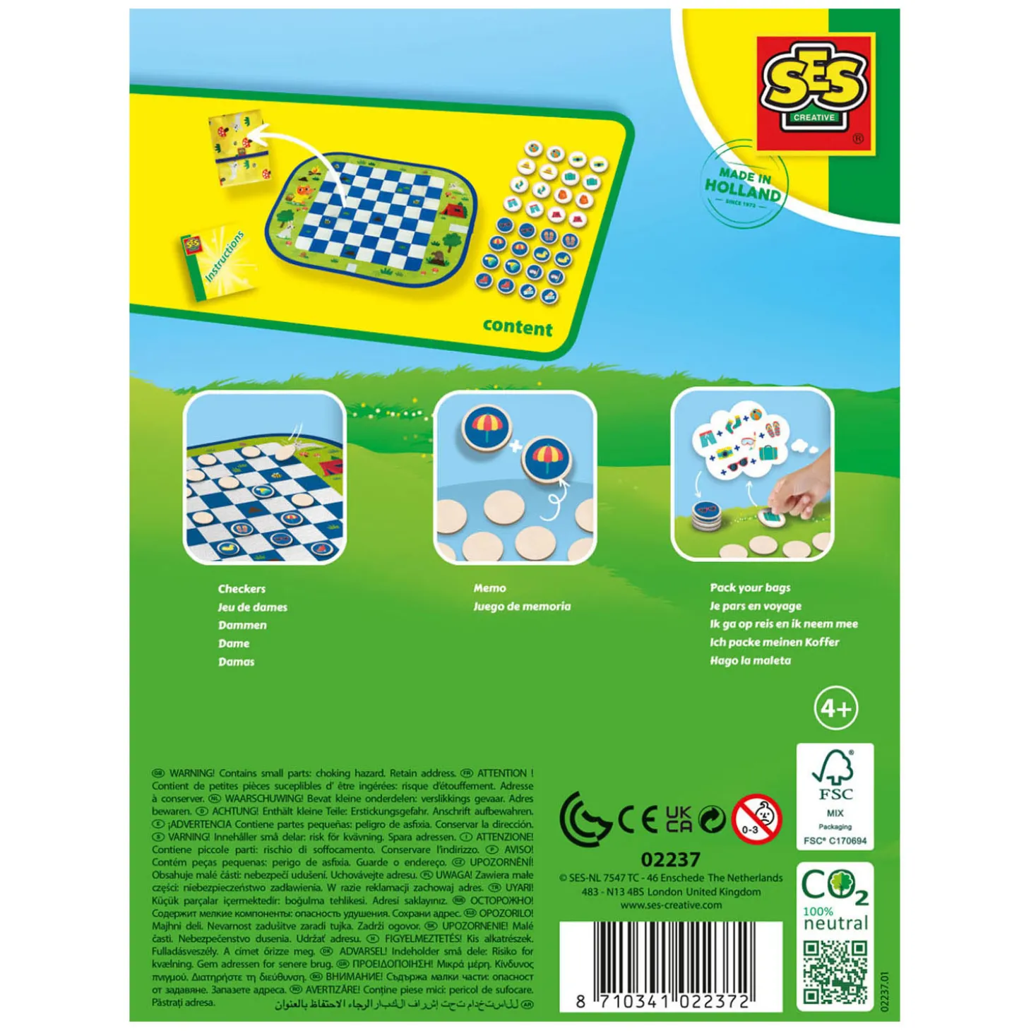 SES Wrap en Go Reisspellen, 3in1