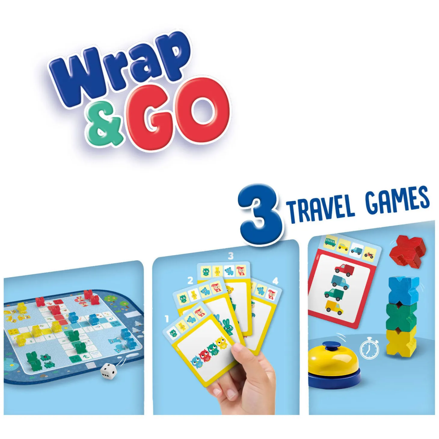 SES Wrap en Go Reisspellen, 3in1