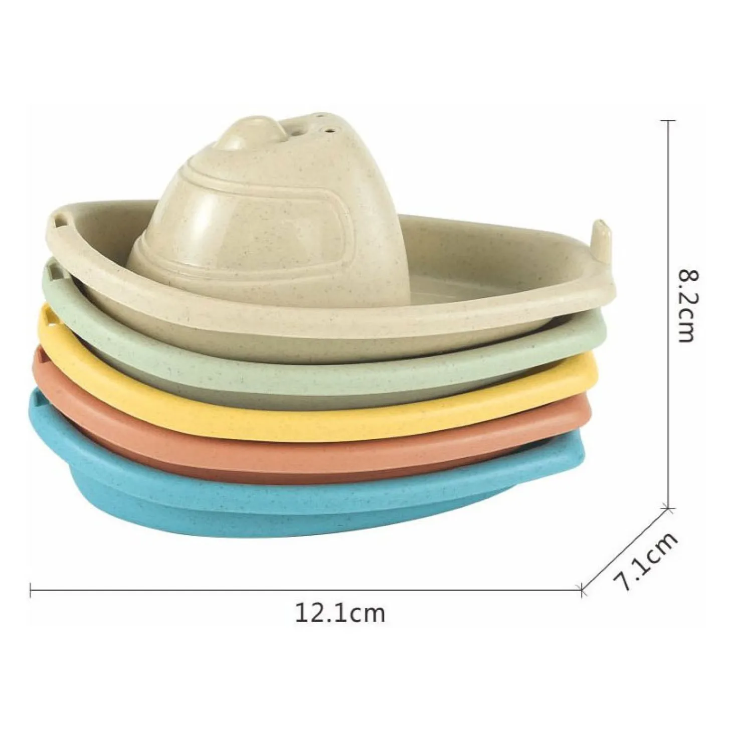 Set Badspeelgoed Pastel, 12dlg.