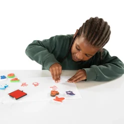 Set Kerststempels met Stempelkussen, 9dlg.