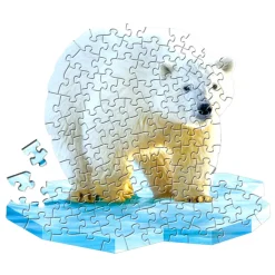 Shape Puzzel Ijsbeer, 100st.